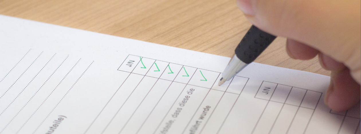 Completing paperwork