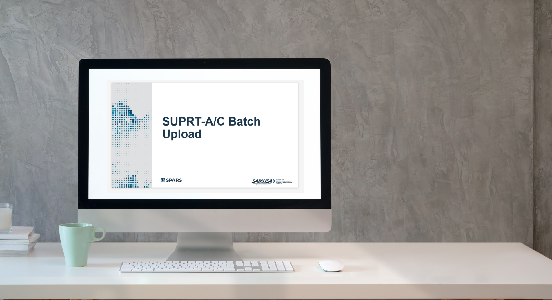 Computer showing SAMHSA resource